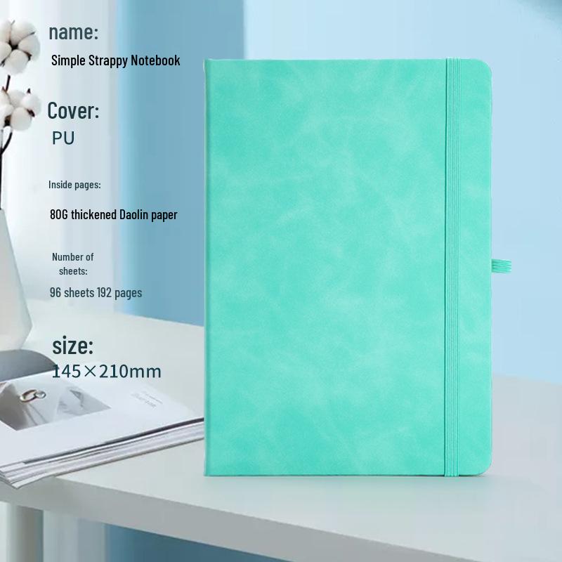 European Retro Student Diary with Custom Logo Embossed Leather Cover
European Retro Student Diary with Custom Logo Embossed Leather Cover
