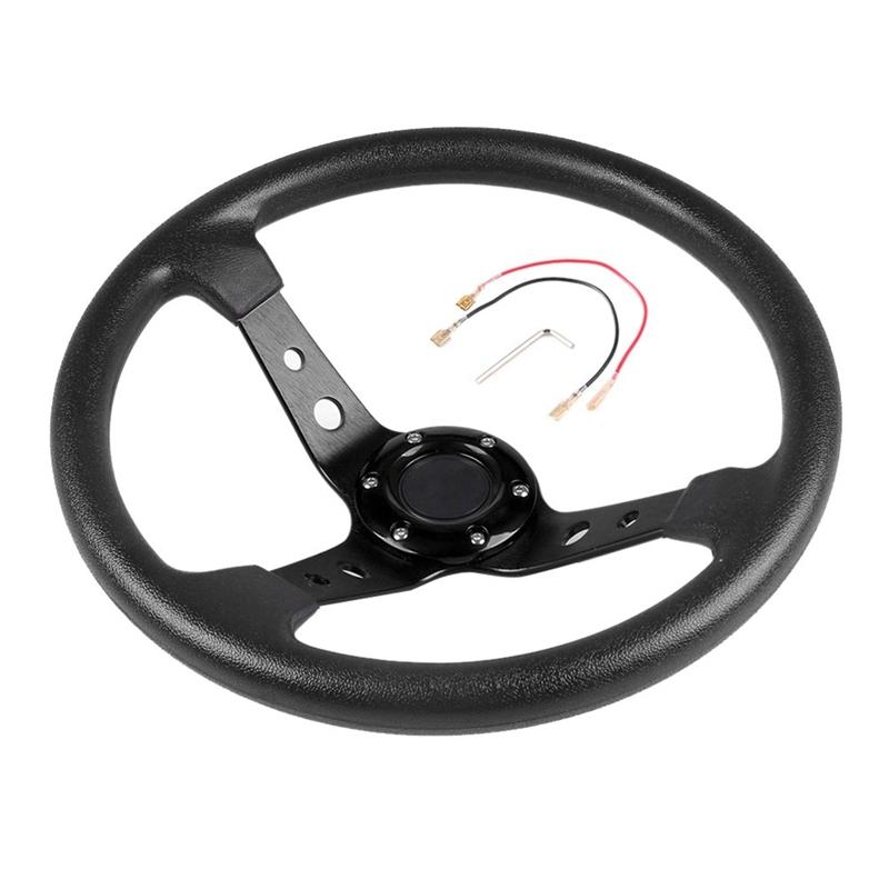 Для Logitech G29 G920 G923 Гоночна гра, Гоночне кермо Ігрове кермо Універсальне, 14 дюймів 350 мм чорний
Для Logitech G29 G920 G923 Гоночна гра, Гоночне кермо Ігрове кермо Універсальне, 14 дюймів 350 мм чорний