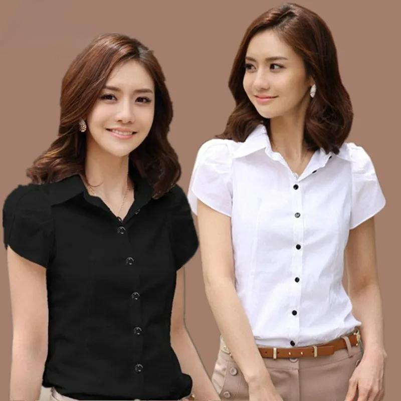 Women s Shirt Summer Women Top Female Black White Shirts Office Ladies Blouse OL Clothes Woman Short Sleeve Workwear S білий
Women s Shirt Summer Women Top Female Black White Shirts Office Ladies Blouse OL Clothes Woman Short Sleeve Workwear S білий