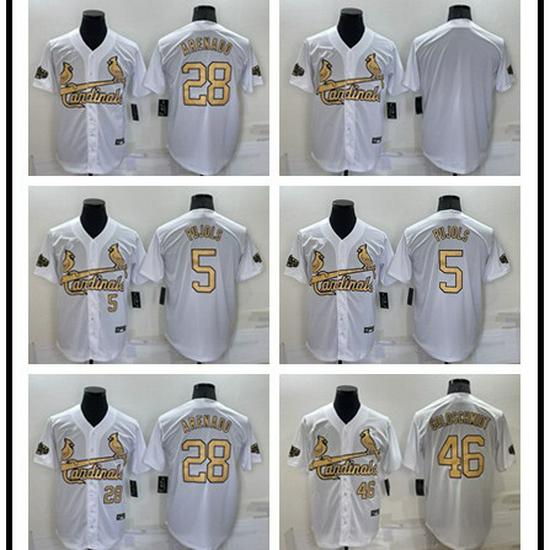 2022 Cardinals Elite Fan Baseball Jersey #28 #5 #46 - Embroidered All-Star Edition XXL
2022 Cardinals Elite Fan Baseball Jersey #28 #5 #46 - Embroidered All-Star Edition XXL