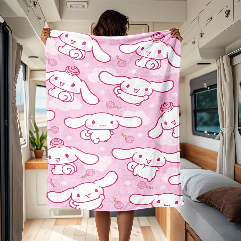 1pc CinnamorollSweetPink RV Blanket, Digital Printed Flannel Blanket, Multi-Purpose Four Seasons Hypoallergenic Quilt for Sofa, Bed, Office, 130x150cm
1pc CinnamorollSweetPink RV Blanket, Digital Printed Flannel Blanket, Multi-Purpose Four Seasons Hypoallergenic Quilt for Sofa, Bed, Office, 130x150cm