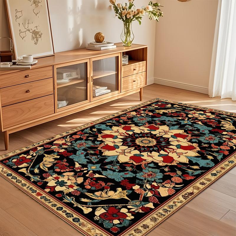 Home Decor Carpets for Living Room Vibrant Persian Floral Area Rug Non-Slip Entry Door Mat Washable Alfombra Durable Floor Mat 40x60CM
Home Decor Carpets for Living Room Vibrant Persian Floral Area Rug Non-Slip Entry Door Mat Washable Alfombra Durable Floor Mat 40x60CM
