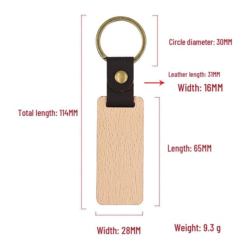 Carved Leather Beech Walnut Keychain: Bamboo & PU Head Pendant
Carved Leather Beech Walnut Keychain: Bamboo & PU Head Pendant