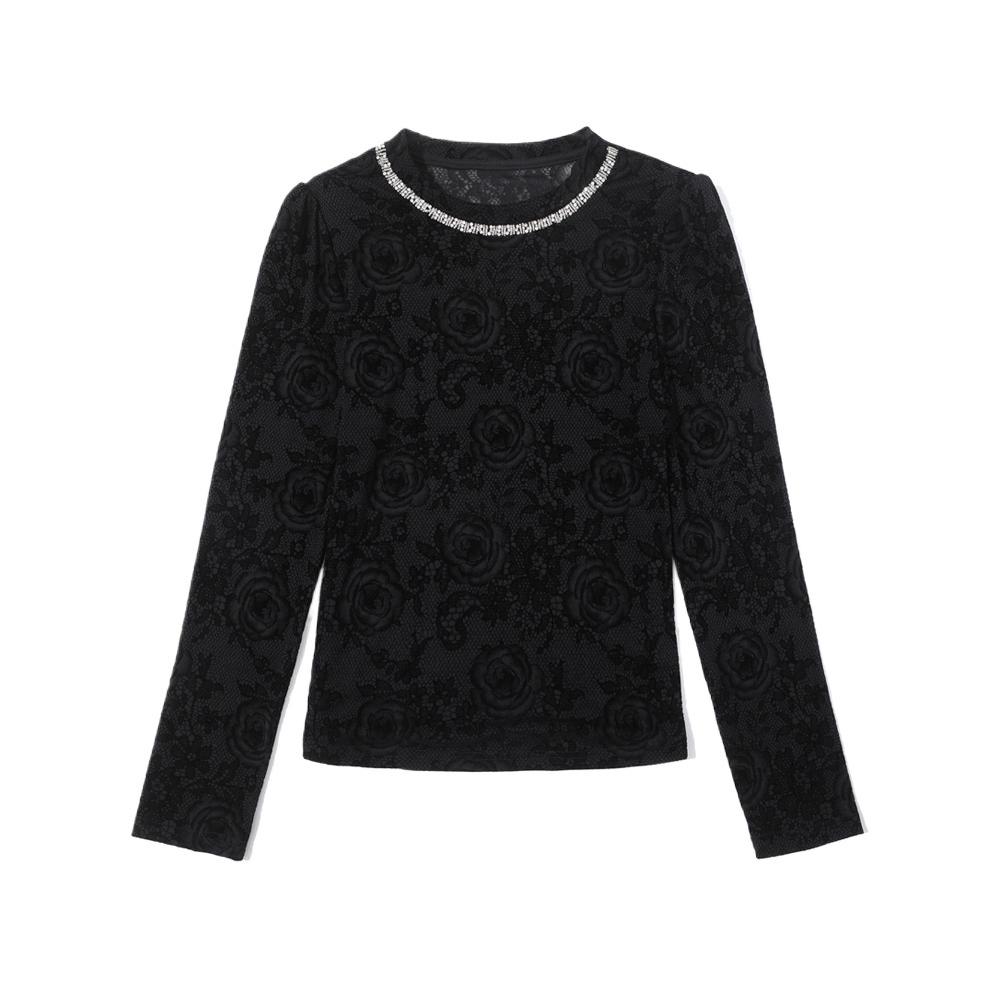 New Autumn and Winter Style Slimming Lace Mesh Base Shirt for Women s Fashionable Shirt Underwear M
New Autumn and Winter Style Slimming Lace Mesh Base Shirt for Women s Fashionable Shirt Underwear M