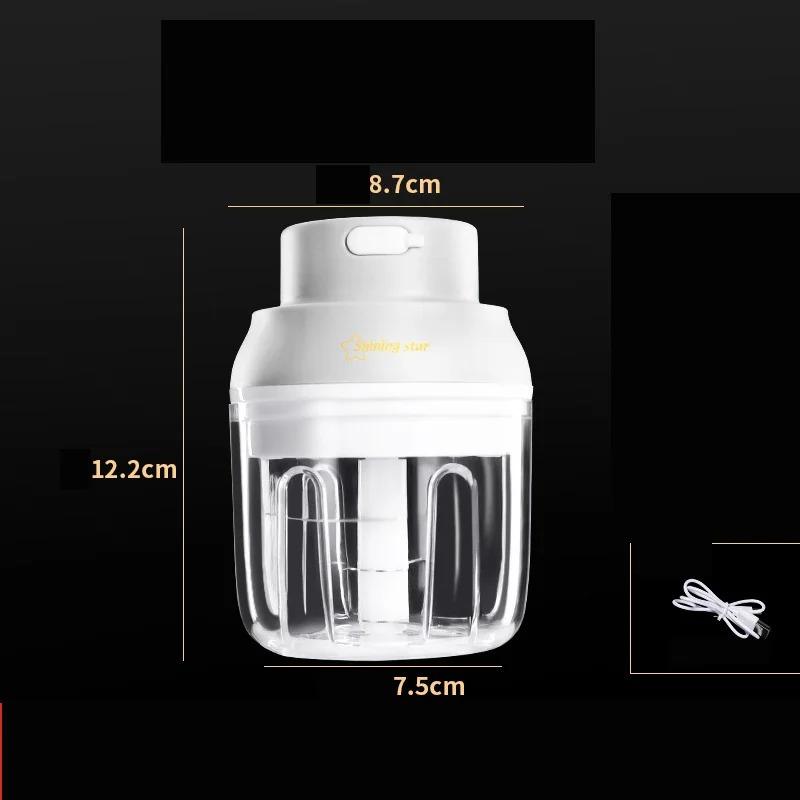 Cooker 1PC Small Mini Electric Garlic Pounder Household Garlic Puree Chilli Onion Shredder Multifunction 250ml білий
Cooker 1PC Small Mini Electric Garlic Pounder Household Garlic Puree Chilli Onion Shredder Multifunction 250ml білий