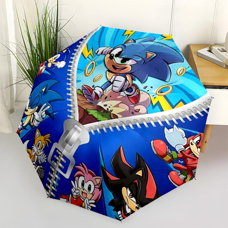 1pc Sonic the Hedgehog Automatic Folding Umbrella - 8-Rib Durable Iron Frame, Compact Portable for Daily Travel, Men & Women yy251125230
1pc Sonic the Hedgehog Automatic Folding Umbrella - 8-Rib Durable Iron Frame, Compact Portable for Daily Travel, Men & Women yy251125230