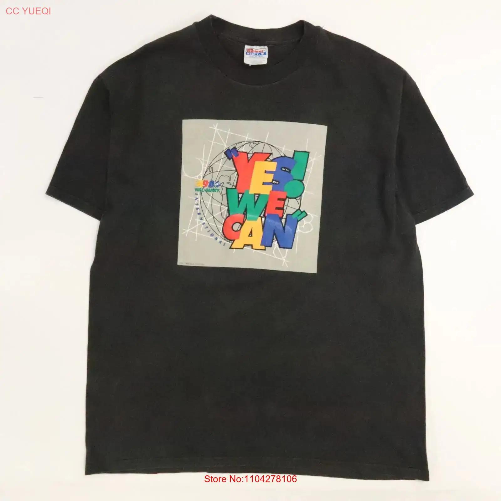 Vintage Wal Mart Yes We Can T Shirt Size XL vintage Washed Versatile homme designer clothes Unisex graphic Comfortable 5XL різнокольоровий
Vintage Wal Mart Yes We Can T Shirt Size XL vintage Washed Versatile homme designer clothes Unisex graphic Comfortable 5XL різнокольоровий
