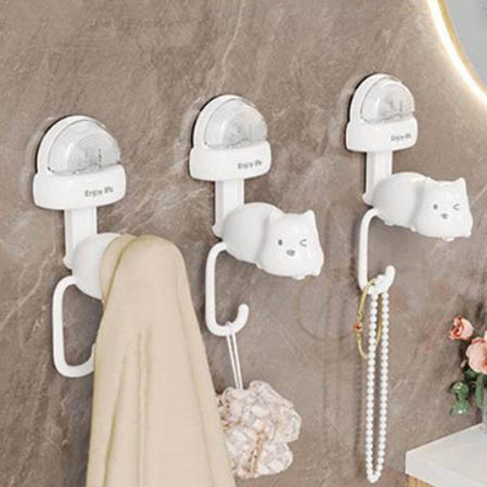 2Pcs Reusable Cat Suction Cup Hook Removable Shower Hooks Creative Wall Hook for Home белый
2Pcs Reusable Cat Suction Cup Hook Removable Shower Hooks Creative Wall Hook for Home белый