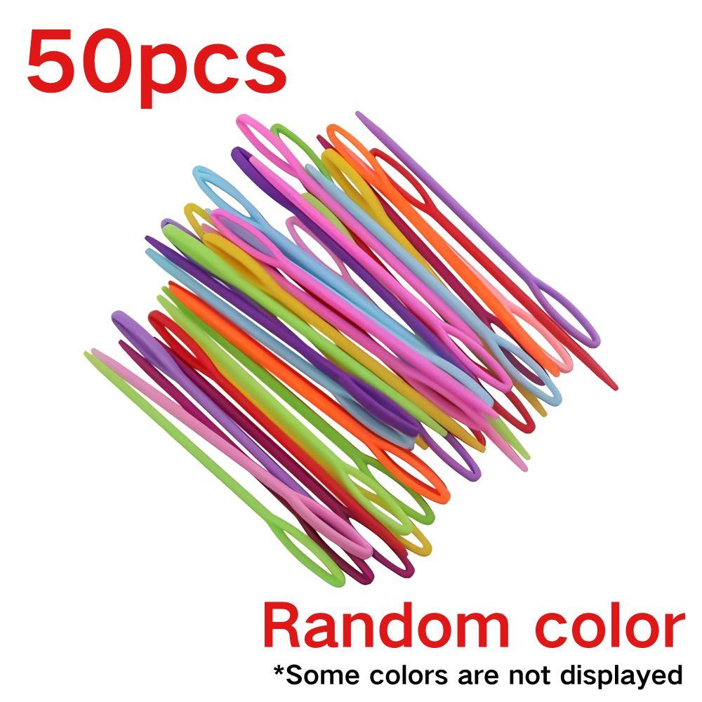 50/120pcs Plastic Large Eye Blunt Needles, Assorted Color Yarn Darning Needles for Knitting, Crochet, Sewing, Craft Projects YMY
50/120pcs Plastic Large Eye Blunt Needles, Assorted Color Yarn Darning Needles for Knitting, Crochet, Sewing, Craft Projects YMY