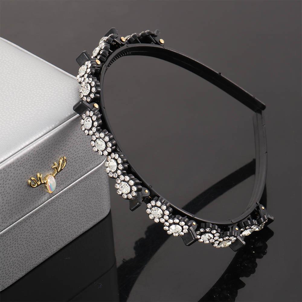 Antislip Korean style Rhinestone Flower Broken hair artifact Black Braided Hair Clip Styling Tool Toothed Clip Weave Head Hoop
Antislip Korean style Rhinestone Flower Broken hair artifact Black Braided Hair Clip Styling Tool Toothed Clip Weave Head Hoop