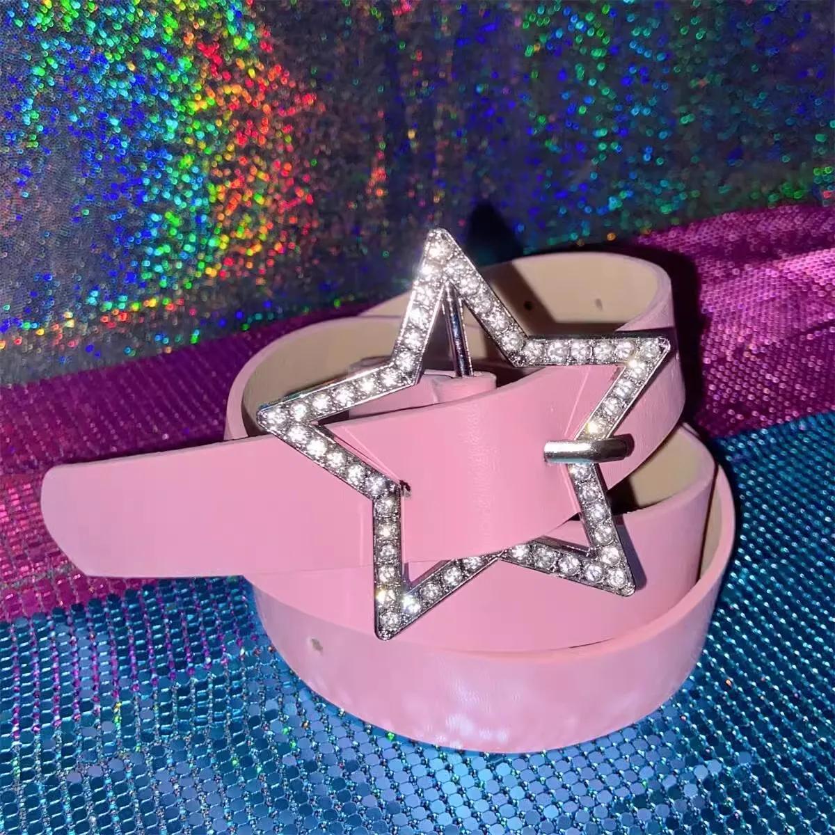 Kawaii Pink Y2k Star Belt for Women Summer Tide Star Belt European and American Spice Girl Style Pink Y2k Belt Women s Jeans
Kawaii Pink Y2k Star Belt for Women Summer Tide Star Belt European and American Spice Girl Style Pink Y2k Belt Women s Jeans
