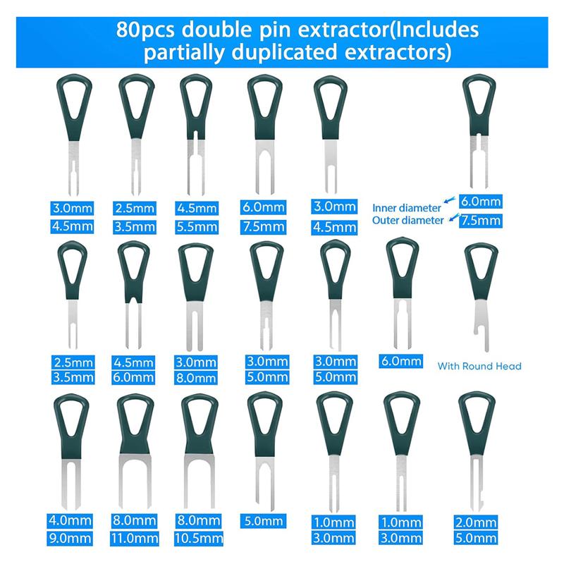 Durable-Terminal Removal Tool Kit 172 Pcs Depinning Tool Electrical Connector Pin Removal Tool Kit Pin Extractor Tool Set photo color
Durable-Terminal Removal Tool Kit 172 Pcs Depinning Tool Electrical Connector Pin Removal Tool Kit Pin Extractor Tool Set photo color