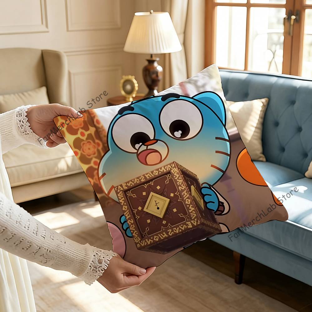 GGumballS Cartoon Watterson Pillow Covers Cartoon Sofa Decorative Home Doublesided Printing Short Plush Cute Cushion Cover 30x30cm
GGumballS Cartoon Watterson Pillow Covers Cartoon Sofa Decorative Home Doublesided Printing Short Plush Cute Cushion Cover 30x30cm