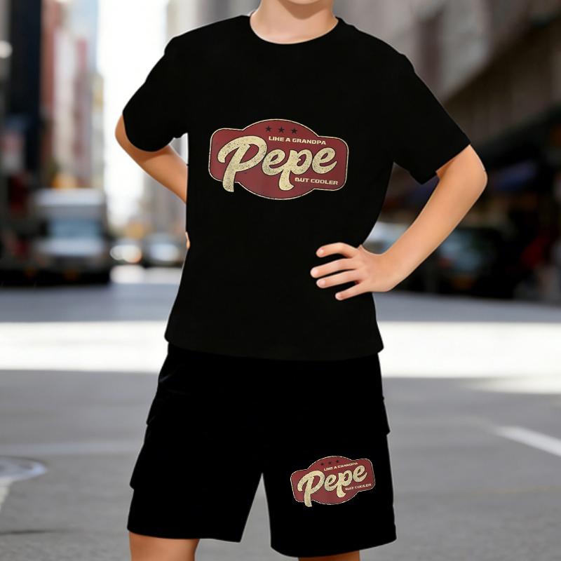 Boys 2 Piece Cartoon letter printed outfit, Short Sleeve T-Shirt and Shorts Set for Kids Age 5-14,White, Black Sporty Casual Summer Clothes 5-6 Years чёрный
Boys 2 Piece Cartoon letter printed outfit, Short Sleeve T-Shirt and Shorts Set for Kids Age 5-14,White, Black Sporty Casual Summer Clothes 5-6 Years чёрный