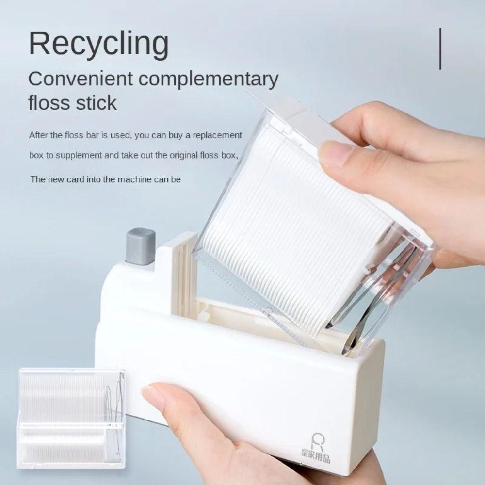Pop-Up Automatic Dental Floss Storage Box Dustproof Teeth Stick Case Women 2 Refill Box(80pcs Floss)
Pop-Up Automatic Dental Floss Storage Box Dustproof Teeth Stick Case Women 2 Refill Box(80pcs Floss)