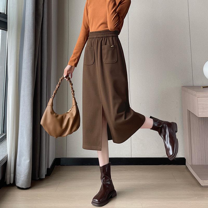 Summer 2025 High-Waist Woolen Midi Skirt for Women - Casual, Loose, & Slim XXL кофейный
Summer 2025 High-Waist Woolen Midi Skirt for Women - Casual, Loose, & Slim XXL кофейный