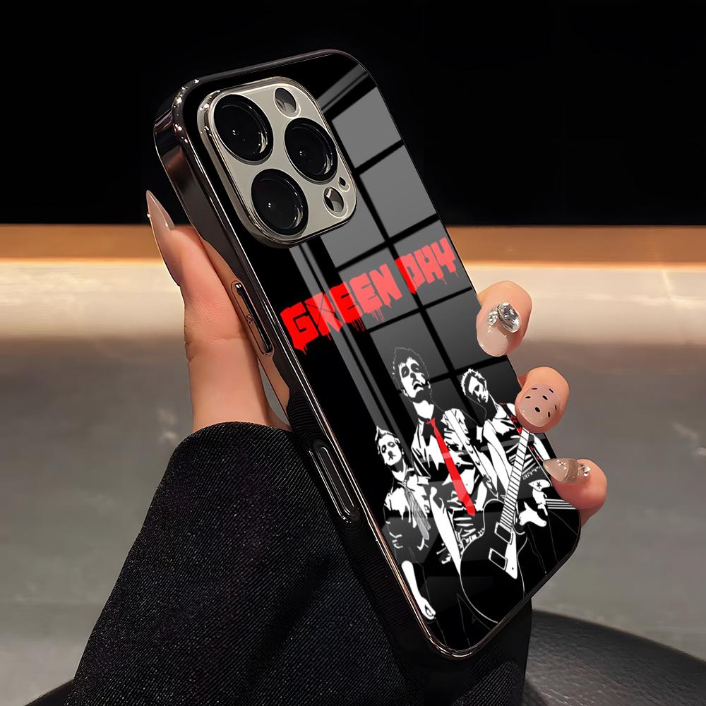 Band G-Green DayS Phone Case Luxury Glass Phone Case For IPhone 17 16 15 14 13 12 11 Pro Max Plating Frame Cover iPhone 13 Pro
Band G-Green DayS Phone Case Luxury Glass Phone Case For IPhone 17 16 15 14 13 12 11 Pro Max Plating Frame Cover iPhone 13 Pro