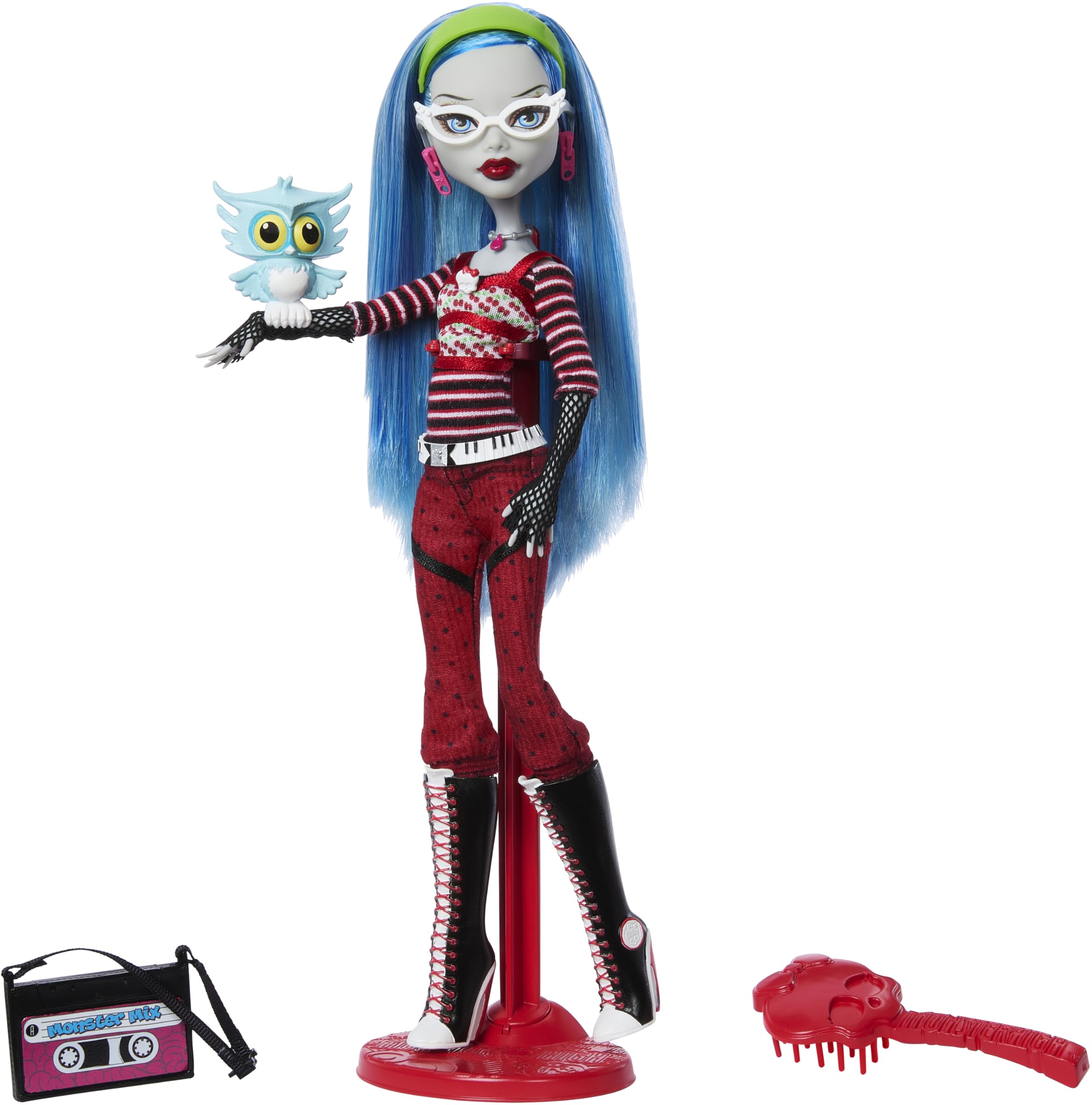 Кукла Monster High Booriginal Creeproduction, коллекционная репродукция Ghoulia Yelps, подставка для куклы, дневник, домашняя сова, Sir Hoots-A-Lot (Эксклюзив Амазонки).
Кукла Monster High Booriginal Creeproduction, коллекционная репродукция Ghoulia Yelps, подставка для куклы, дневник, домашняя сова, Sir Hoots-A-Lot (Эксклюзив Амазонки).