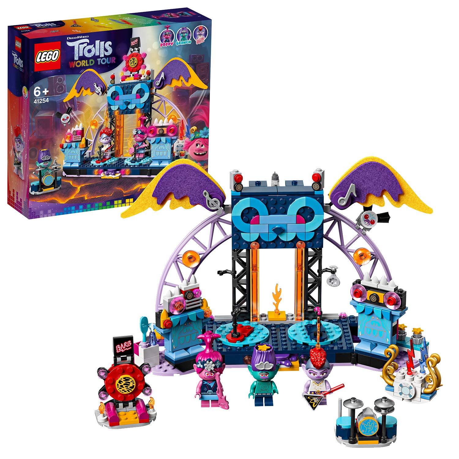 LEGO Trolls Volcano Rock City Concert 41254
LEGO Trolls Volcano Rock City Concert 41254