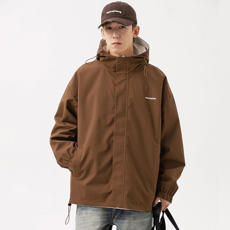 Двусторонняя куртка Мужская и женская Осенняя в стиле Гонконга Куртка с капюшоном Модный бренд Мужская повседневная куртка-инструмент 3XL
Двусторонняя куртка Мужская и женская Осенняя в стиле Гонконга Куртка с капюшоном Модный бренд Мужская повседневная куртка-инструмент 3XL