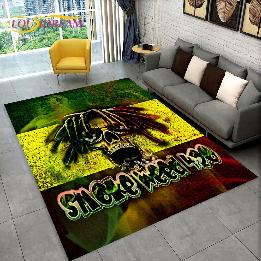 Personalized Pattern Maple Weed Plants Green Death Skull Carpet for Living Room Bedroom Gift Home Decoration
Personalized Pattern Maple Weed Plants Green Death Skull Carpet for Living Room Bedroom Gift Home Decoration