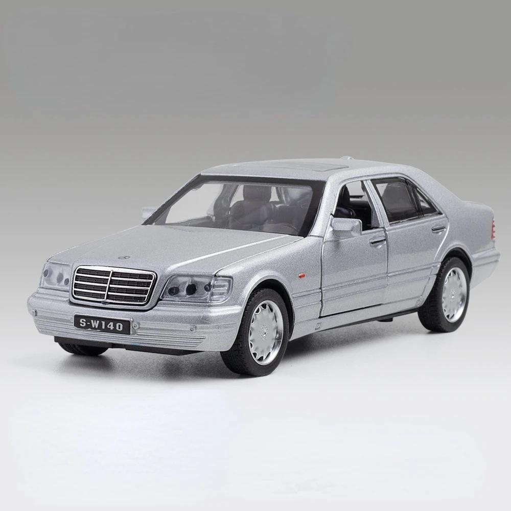 1:32 Mercedes Benz S W140, модель автомобиля из сплава, звуковой свет, откатной светильник, звуковой сплав, модель автомобиля, игрушки для детей
1:32 Mercedes Benz S W140, модель автомобиля из сплава, звуковой свет, откатной светильник, звуковой сплав, модель автомобиля, игрушки для детей