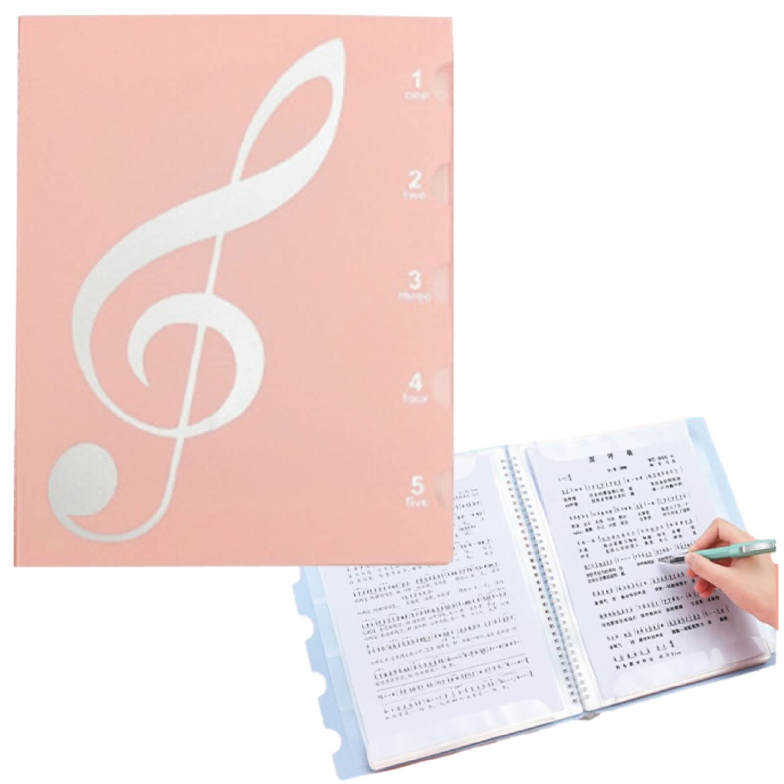 morytrade Sheet Music 40 2 File, Writable, A4, Pages, Pages, Anti-Reflective (Pink) рожевий
morytrade Sheet Music 40 2 File, Writable, A4, Pages, Pages, Anti-Reflective (Pink) рожевий