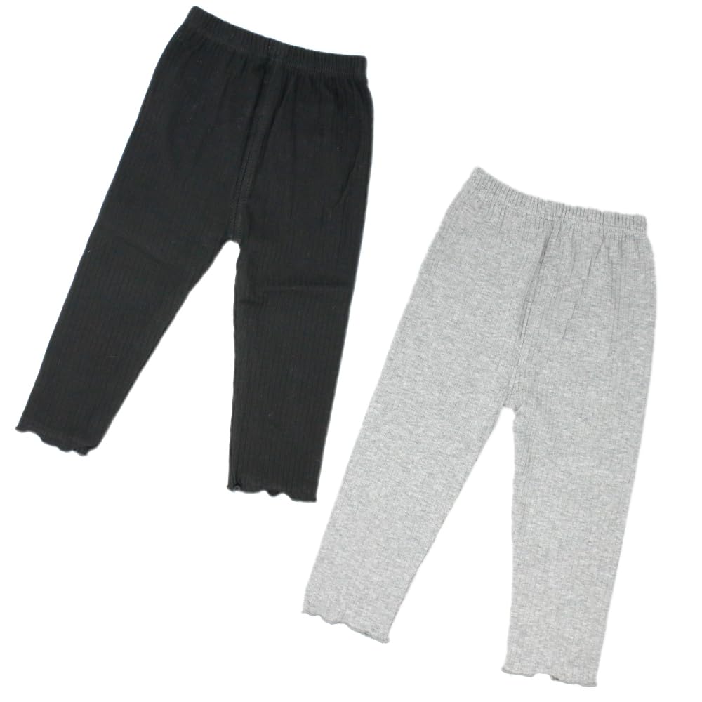 Mirachic Baby Leggings, Ruffled, Set of 2, Black, 80cm, Girls, Scalloped Hem, Stretchable, Cute, Sportswear, Cotton, Spring/Summer, TN-STLG-B-80
Mirachic Baby Leggings, Ruffled, Set of 2, Black, 80cm, Girls, Scalloped Hem, Stretchable, Cute, Sportswear, Cotton, Spring/Summer, TN-STLG-B-80