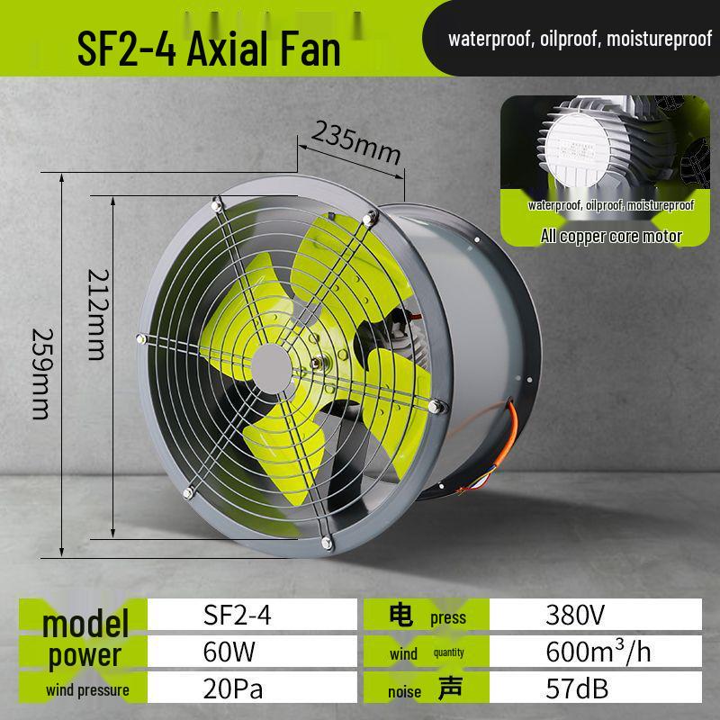 High-Temperature & Waterproof Industrial Exhaust Fan for Kitchens
High-Temperature & Waterproof Industrial Exhaust Fan for Kitchens