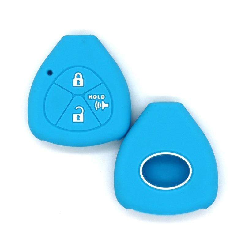 Suitable for Toyota Corolla Camry Highlander RV4 straight 3-button horn silicone key cover небо синє кольору
Suitable for Toyota Corolla Camry Highlander RV4 straight 3-button horn silicone key cover небо синє кольору