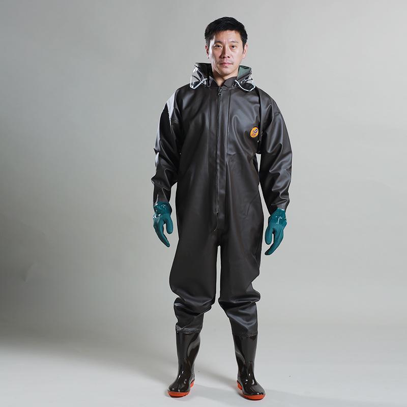 Men s Waterproof Full-Body Fishing Waders with Boots Size 44
Men s Waterproof Full-Body Fishing Waders with Boots Size 44