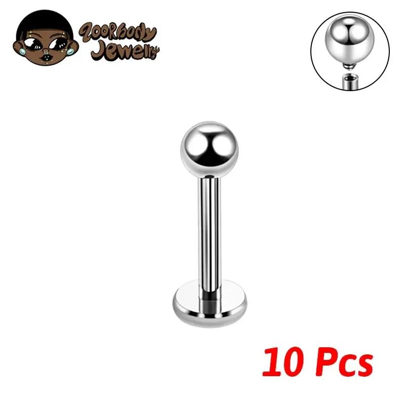 10pc ASTM-F136 Titanium Tragus Piercing 18G 16G 14G Labret Stud Lip Rings Piercing Oreja Cartilage Earring Labret Body Jewelry 10pcs 1.2x4x3mm серебряный
10pc ASTM-F136 Titanium Tragus Piercing 18G 16G 14G Labret Stud Lip Rings Piercing Oreja Cartilage Earring Labret Body Jewelry 10pcs 1.2x4x3mm серебряный