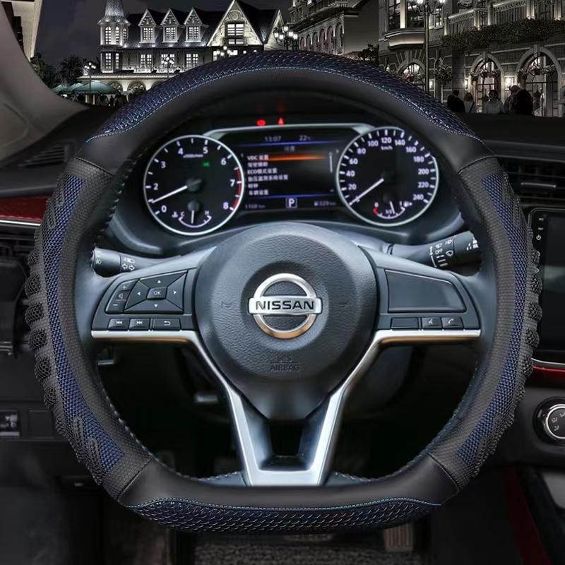 Автомобильный чехол на руль для Nissan X-Trail Qashqai March Serena Micra Kicks 2017-Altima Teana, автоаксессуары
Автомобильный чехол на руль для Nissan X-Trail Qashqai March Serena Micra Kicks 2017-Altima Teana, автоаксессуары