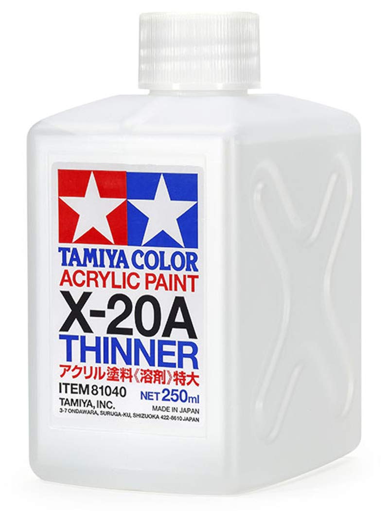 Tamiya Makeup Material Series Acrylic Paint Solvent Extra Large 81040 No.40 X-20A (250ml)
Tamiya Makeup Material Series Acrylic Paint Solvent Extra Large 81040 No.40 X-20A (250ml)