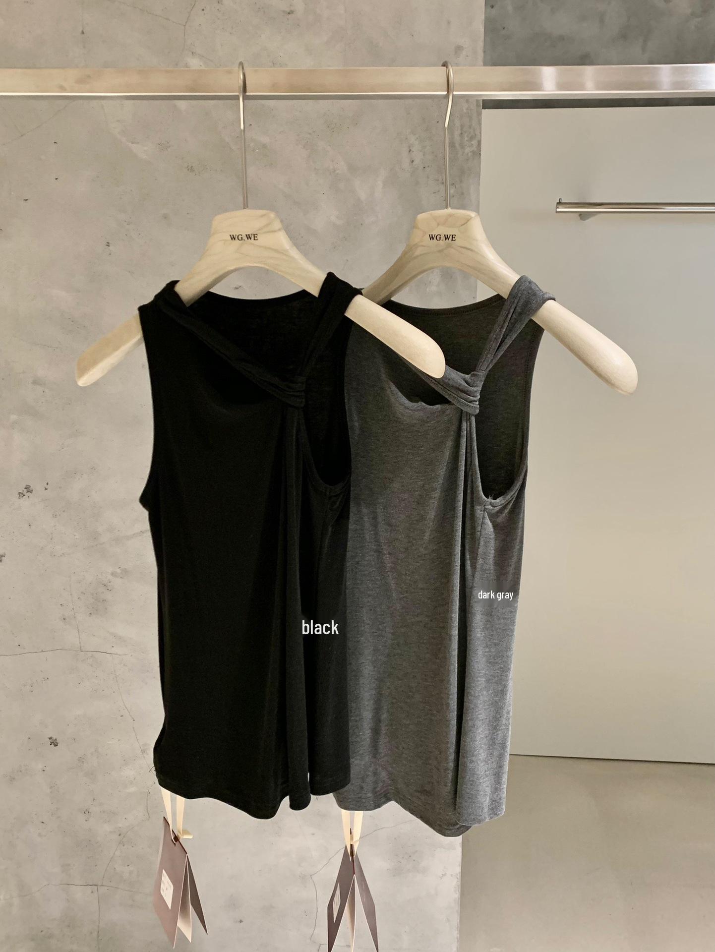 Women s Skin-Friendly Irregular Twisted Tank Top - Covers Armpit Fat, Trendy Spring/Summer Collection Small темно-сірий
Women s Skin-Friendly Irregular Twisted Tank Top - Covers Armpit Fat, Trendy Spring/Summer Collection Small темно-сірий