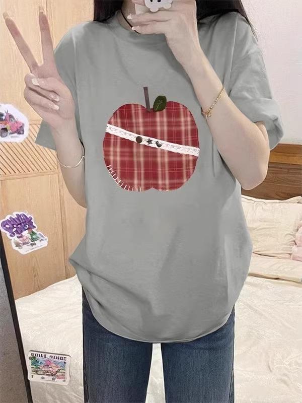 Women s Gray Heavyweight Pure Cotton Short Sleeve T-Shirt - 2025 Summer Loose Casual Design M
Women s Gray Heavyweight Pure Cotton Short Sleeve T-Shirt - 2025 Summer Loose Casual Design M