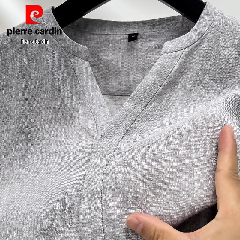 Чоловіча лляна сорочка з коротким рукавом і V-подібним вирізом Pierre Cardin 3XL
Чоловіча лляна сорочка з коротким рукавом і V-подібним вирізом Pierre Cardin 3XL