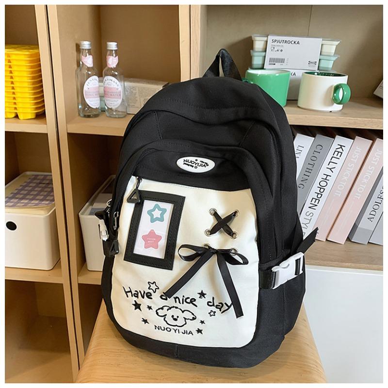 Japanese ins new highvalue fresh and sweet backpack contrasting color splicing light travel largecapacity backpack
Japanese ins new highvalue fresh and sweet backpack contrasting color splicing light travel largecapacity backpack