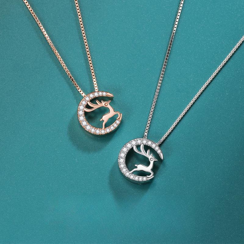 Moon Shadow Elk Necklace Female Korean Mori Niche Exquisite One Deer Has Your Necklace Christmas Gift
Moon Shadow Elk Necklace Female Korean Mori Niche Exquisite One Deer Has Your Necklace Christmas Gift