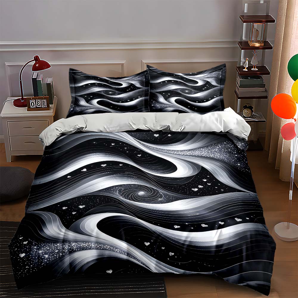 Flowing, swirling, cosmic. Bedding Duvet cover sets Duvet covers Pillowcases gifts (1 * Duvet Cover 2 * Pillowcases, without duvet insert) 135x200cm
Flowing, swirling, cosmic. Bedding Duvet cover sets Duvet covers Pillowcases gifts (1 * Duvet Cover 2 * Pillowcases, without duvet insert) 135x200cm