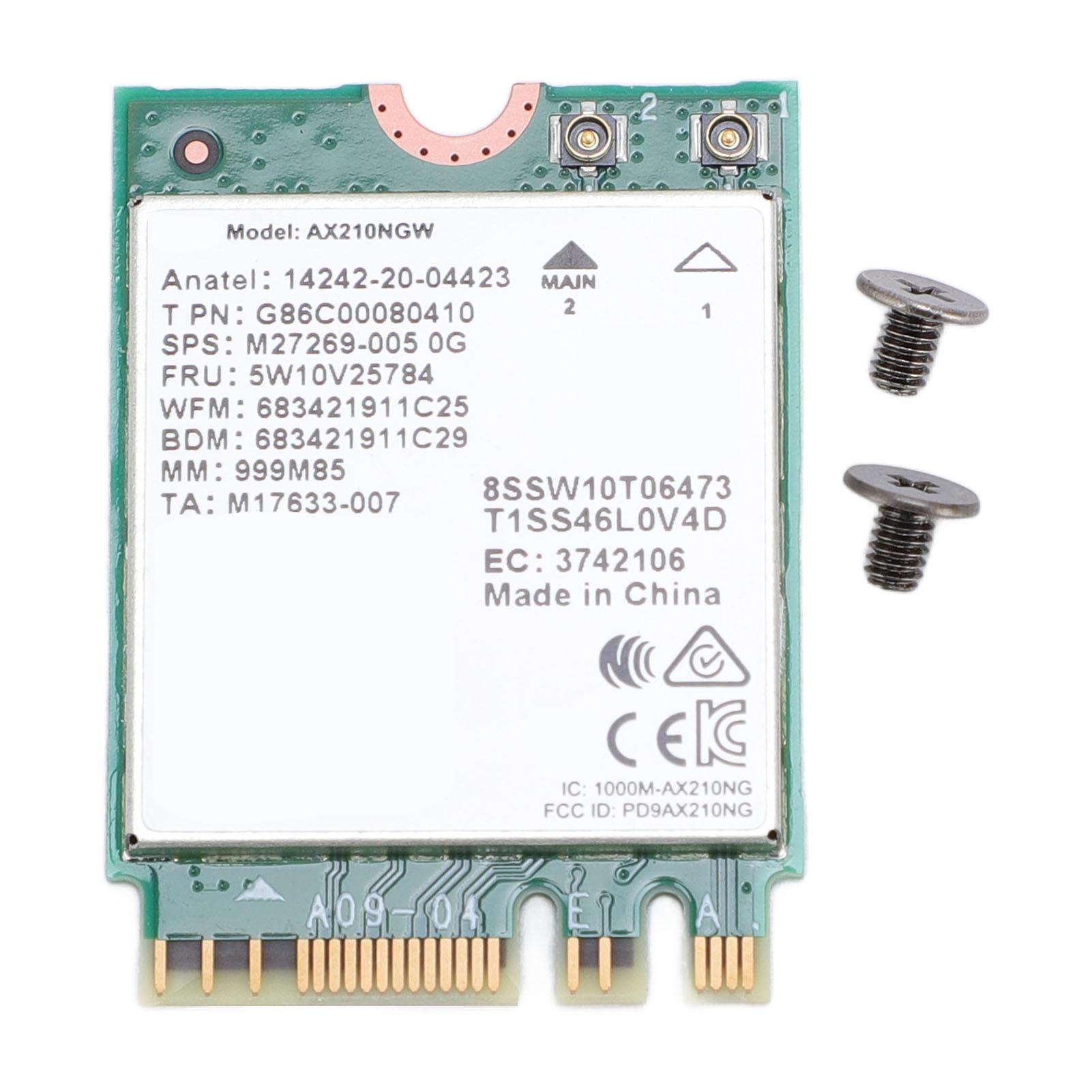 For AX210NGW Wireless Card Wireless 6E Bluetooth 5.3 Network Card Tri Band Wireless Module for
For AX210NGW Wireless Card Wireless 6E Bluetooth 5.3 Network Card Tri Band Wireless Module for