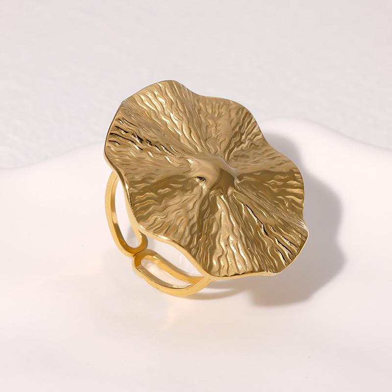 Retro Geometric Flower Ring Woman Bohemian Zircon Gold Colour Butterfly Stainless Steel Open Ring Gothic Couples Accessories resizable
Retro Geometric Flower Ring Woman Bohemian Zircon Gold Colour Butterfly Stainless Steel Open Ring Gothic Couples Accessories resizable