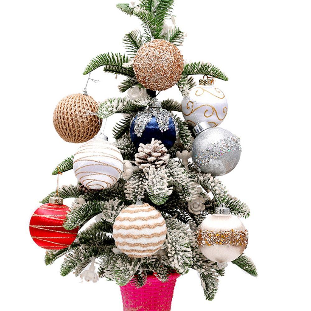 9pcs Big Christmas Ball Set 8cm Hanging Ornament Christmas Tree Decoration Pendant Props
9pcs Big Christmas Ball Set 8cm Hanging Ornament Christmas Tree Decoration Pendant Props