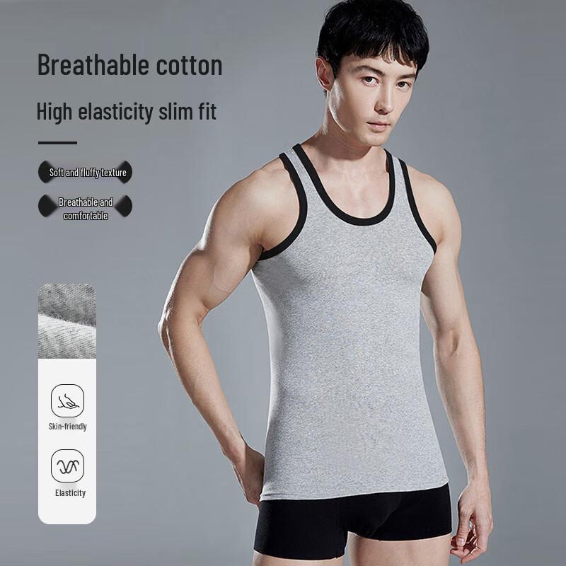 Men s Color Block Pure Cotton Athletic Tank Top L-2XL
Men s Color Block Pure Cotton Athletic Tank Top L-2XL