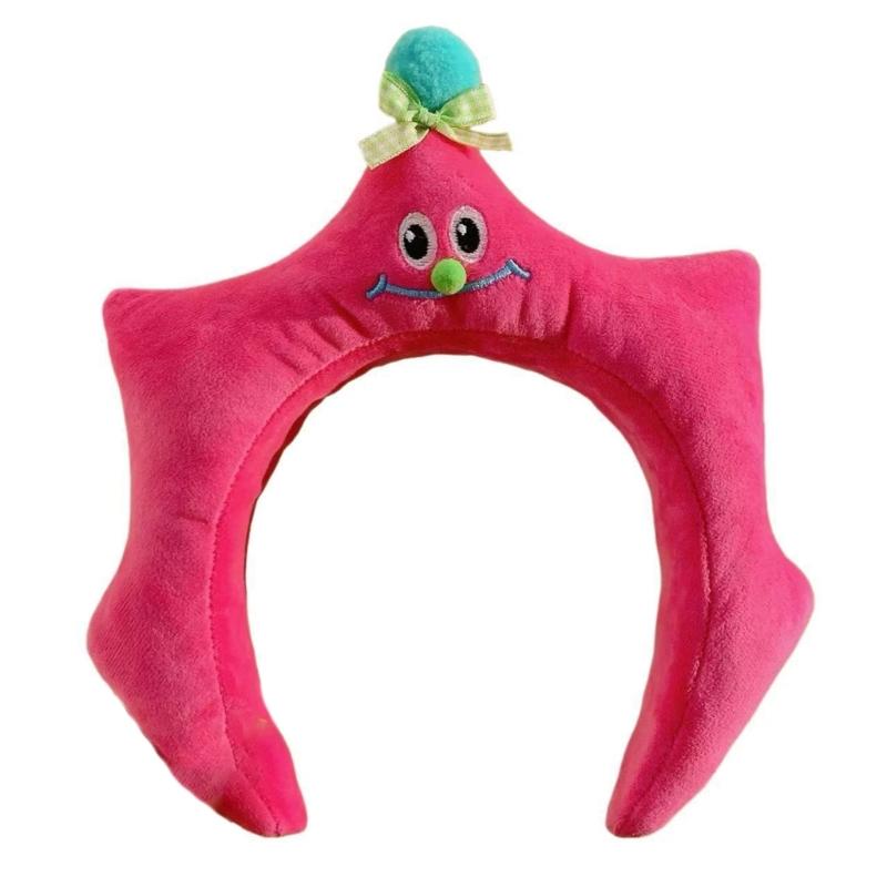 Cartoon Plush Hairhoop with Star and Pompoms Kids Headwear Safe Hairband for Toddler Girl Birthday Party DressingUp рожевий червоний колір
Cartoon Plush Hairhoop with Star and Pompoms Kids Headwear Safe Hairband for Toddler Girl Birthday Party DressingUp рожевий червоний колір