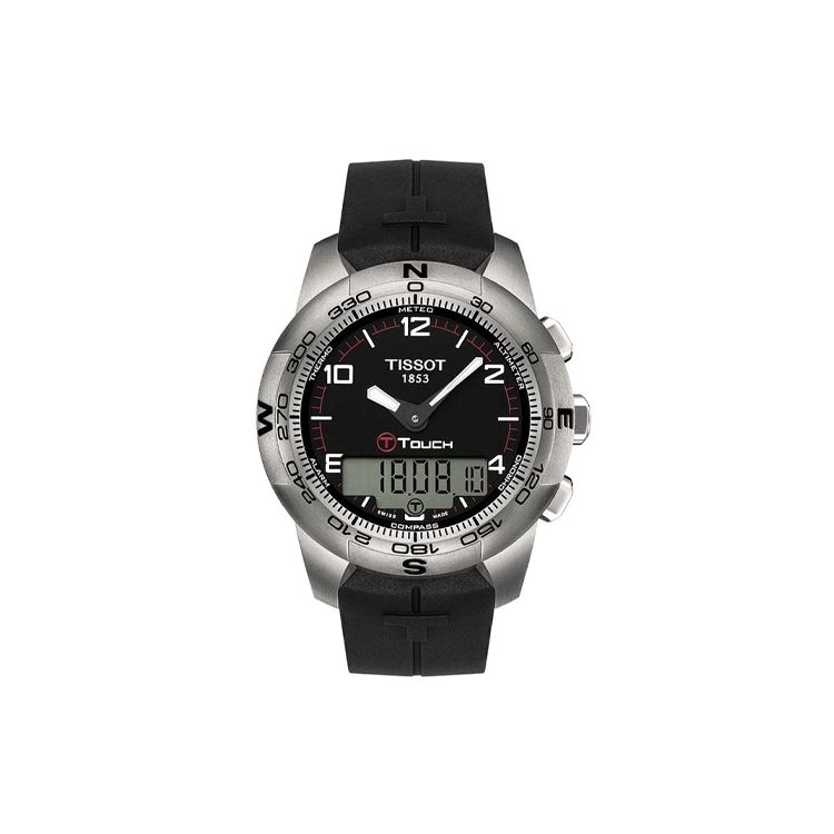 Tissot T-Touch Expert Solar Series Quartz Watch 100m Water Resistant 43.3mm Black Dial Titanium Case Rubber Strap Men watches T047.420.47.057.00 Black Dial
Tissot T-Touch Expert Solar Series Quartz Watch 100m Water Resistant 43.3mm Black Dial Titanium Case Rubber Strap Men watches T047.420.47.057.00 Black Dial