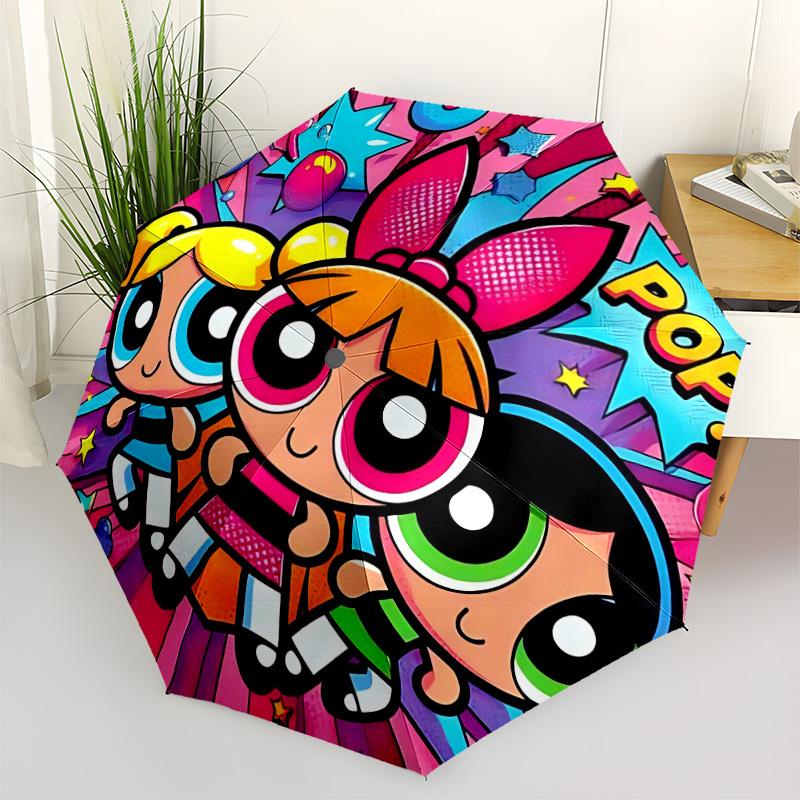 1pc Powerpuff Girls Automatic Folding Umbrella - Sturdy 8-Rib Polyester Canopy,Sun-Defying Travel Companion yy251023140
1pc Powerpuff Girls Automatic Folding Umbrella - Sturdy 8-Rib Polyester Canopy,Sun-Defying Travel Companion yy251023140