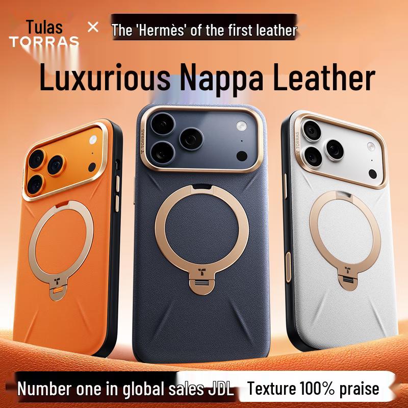 Шкіряний магнітний чохол-підставка TORRAS для телефону iPhone 17 Pro
Шкіряний магнітний чохол-підставка TORRAS для телефону iPhone 17 Pro