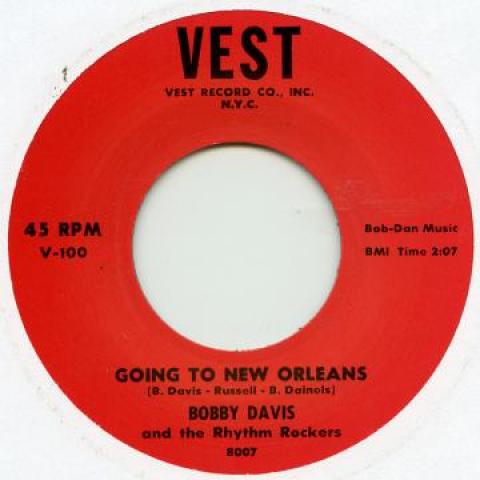 7inch Record BOBBY DAVIS / BOBBY DAVIS - Going To New Orleans / Tell Me Baby VEST100 Vest 2016 UK Blues
7inch Record BOBBY DAVIS / BOBBY DAVIS - Going To New Orleans / Tell Me Baby VEST100 Vest 2016 UK Blues