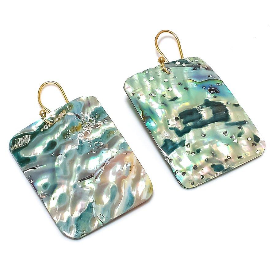 Abalone Shell Gemstone Handmade 925 Sterling Silver Earring 2.17 KJ-1122
Abalone Shell Gemstone Handmade 925 Sterling Silver Earring 2.17 KJ-1122